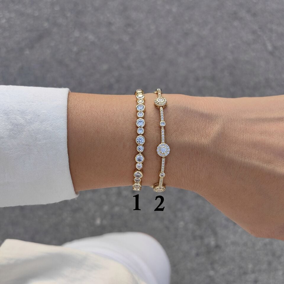 14K ALTIN KAPLAMA BİLEKLİKLER