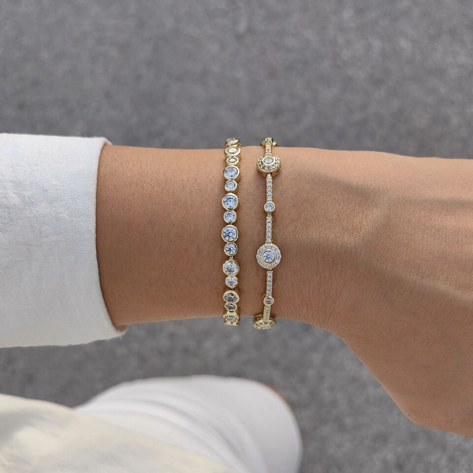 14K ALTIN KAPLAMA BİLEKLİKLER