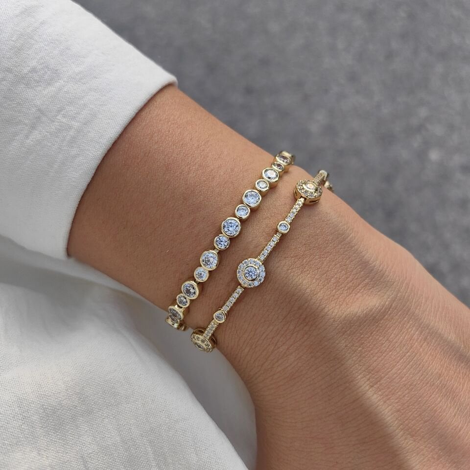 14K ALTIN KAPLAMA BİLEKLİKLER