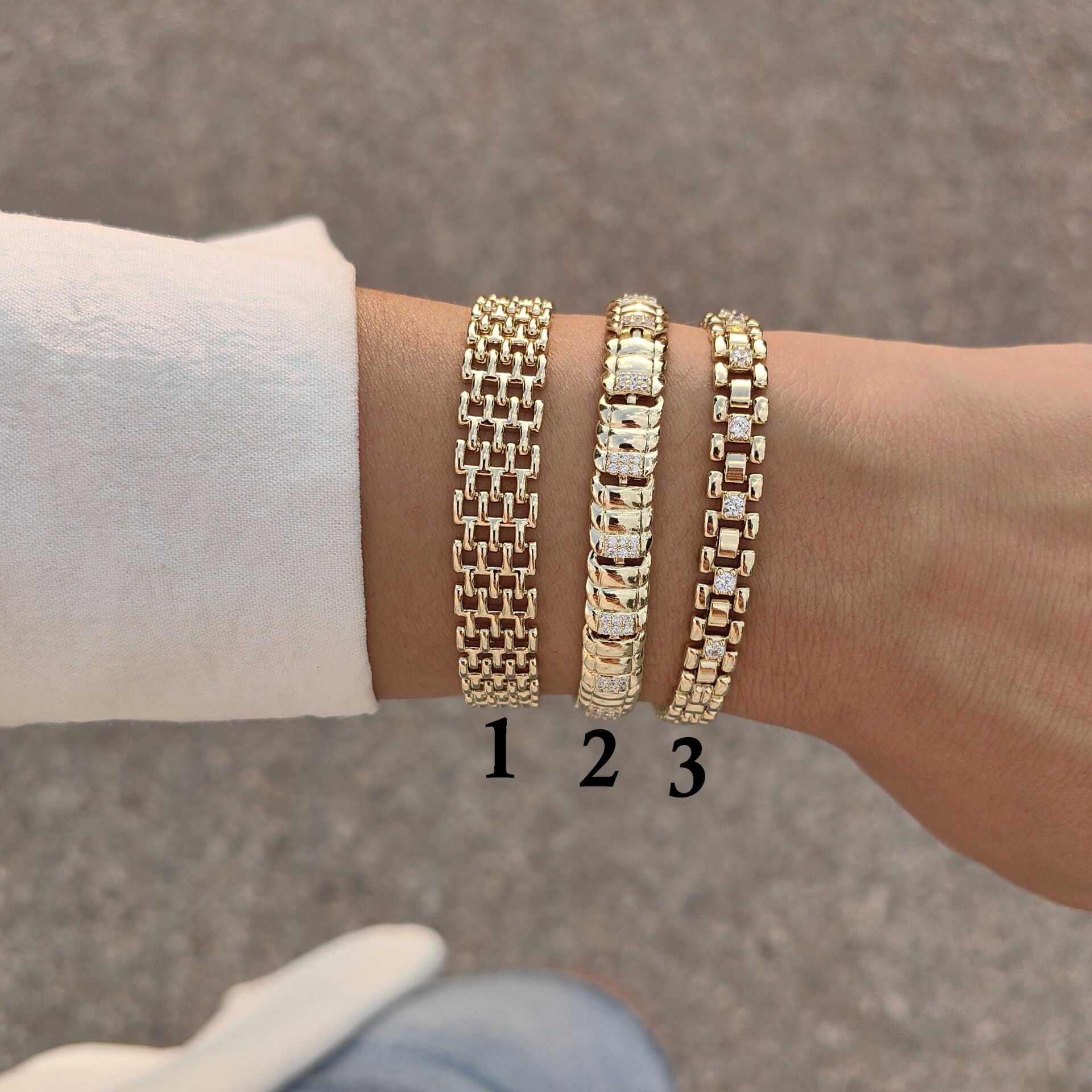 14 AYAR ALTIN KAPLAMA BİLEKLİKLER