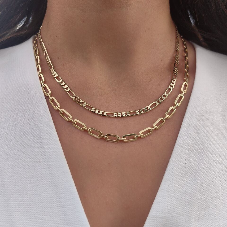 14K AYAR ALTIN KAPLAMA ZİNCİRLER