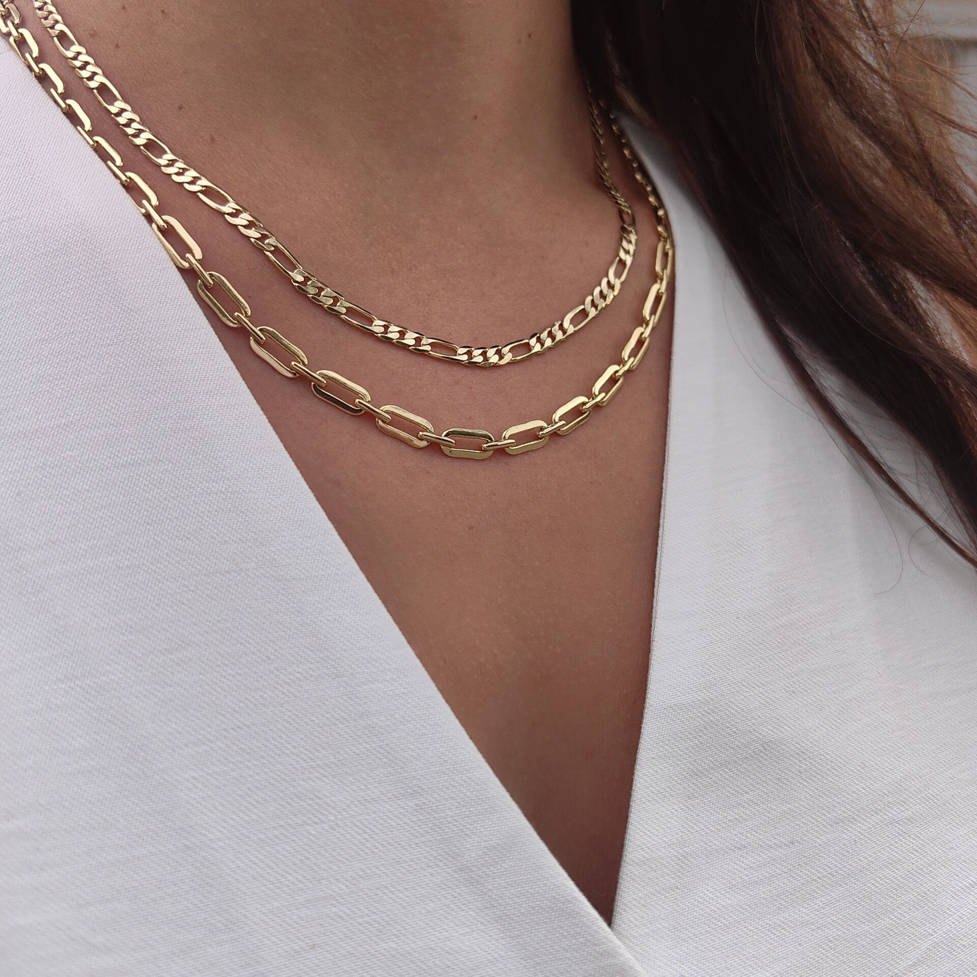 14K AYAR ALTIN KAPLAMA ZİNCİRLER