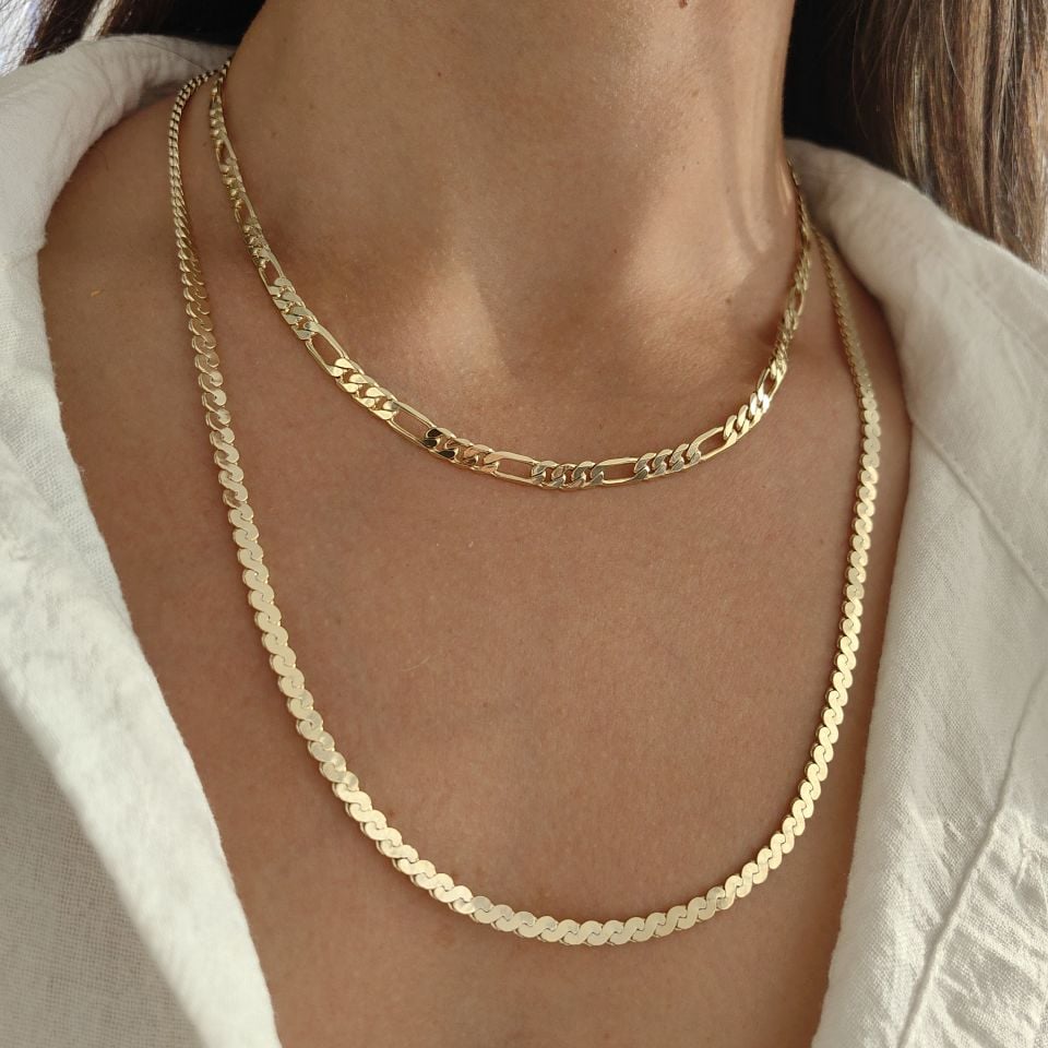 14K ALTIN KAPLAMA ZİNCİRLER