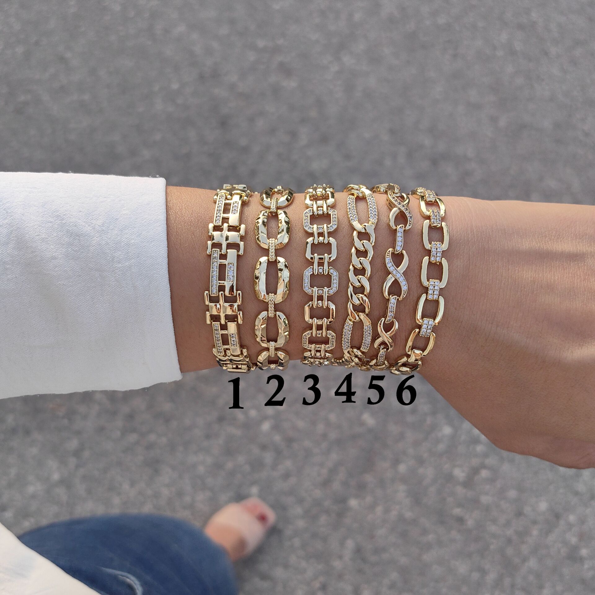 14K ALTIN KAPLAMA BİLEKLİKLER