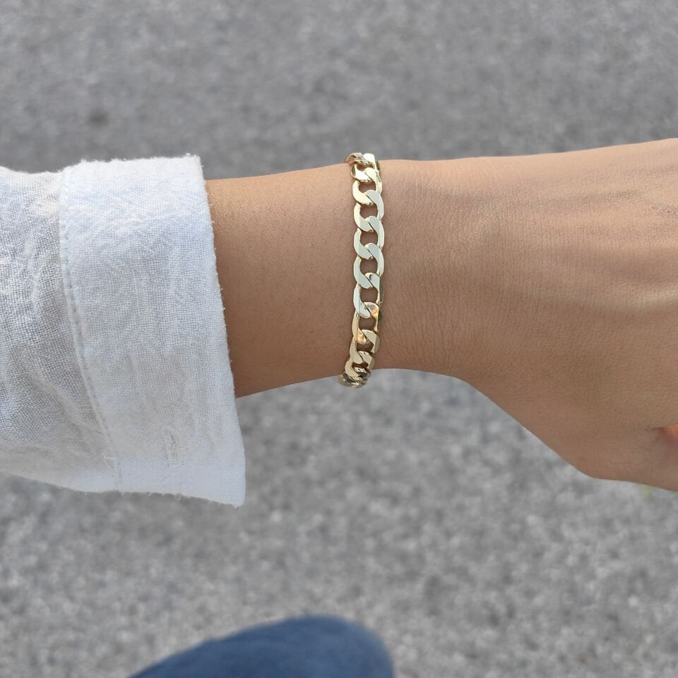 14 AYAR ALTIN KAPLAMA BİLEKLİK