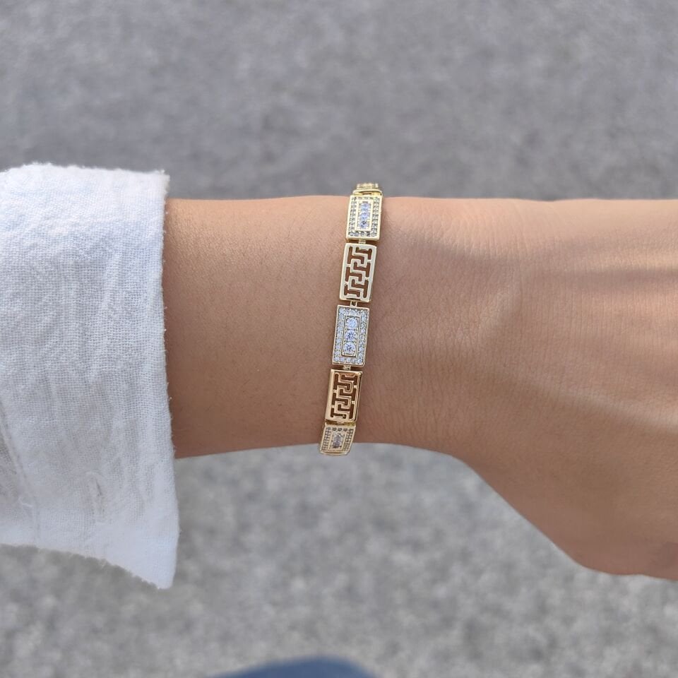 14 AYAR ALTIN KAPLAMA BİLEKLİK