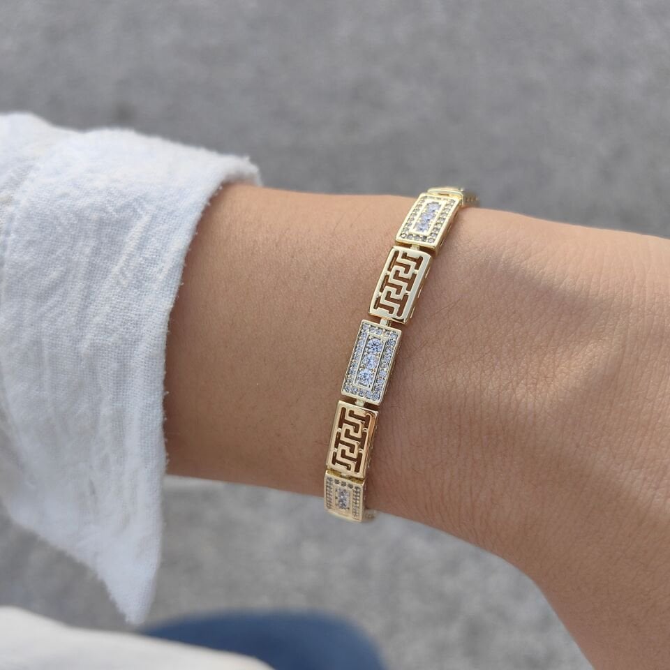 14 AYAR ALTIN KAPLAMA BİLEKLİK