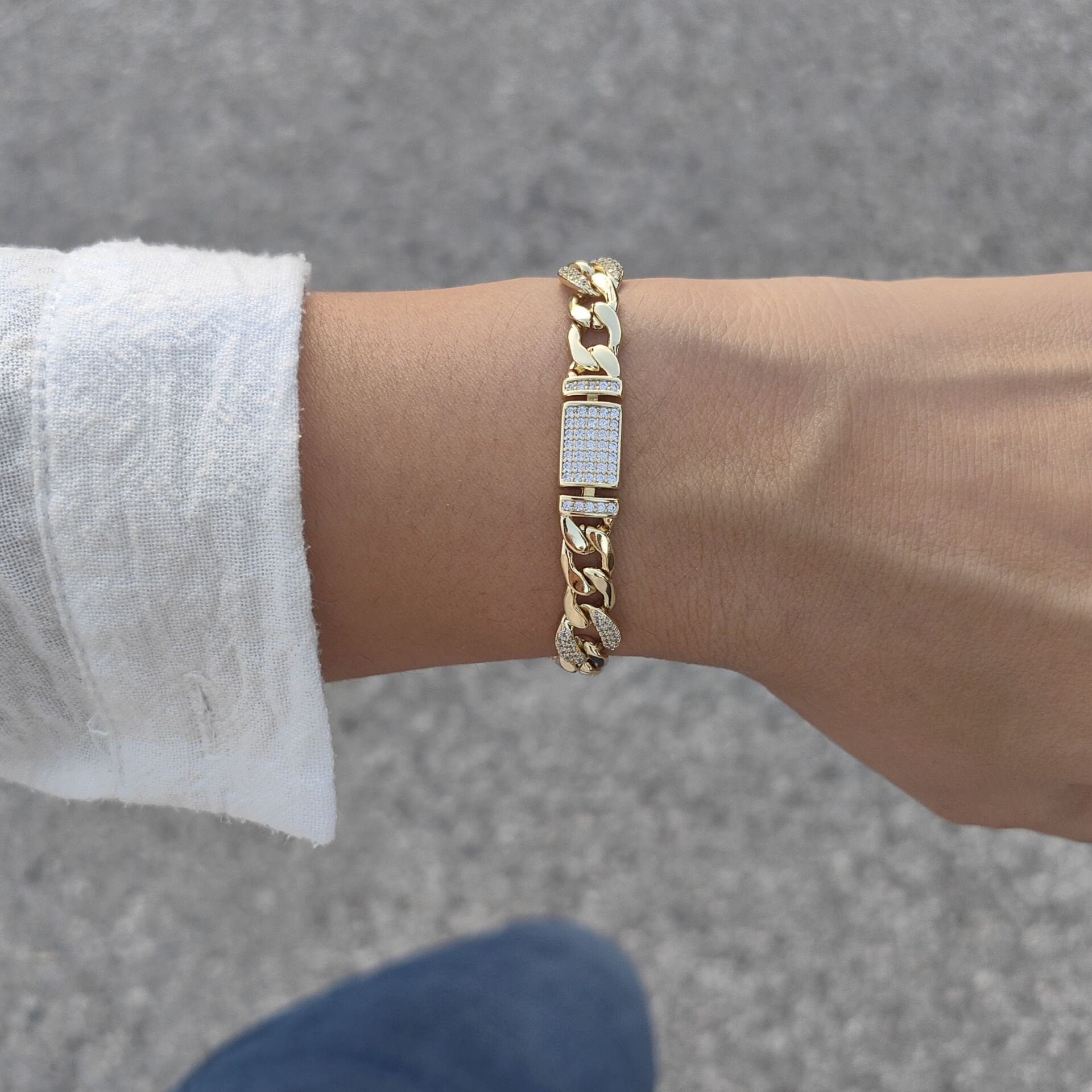 14 AYAR ALTIN KAPLAMA BİLEKLİK