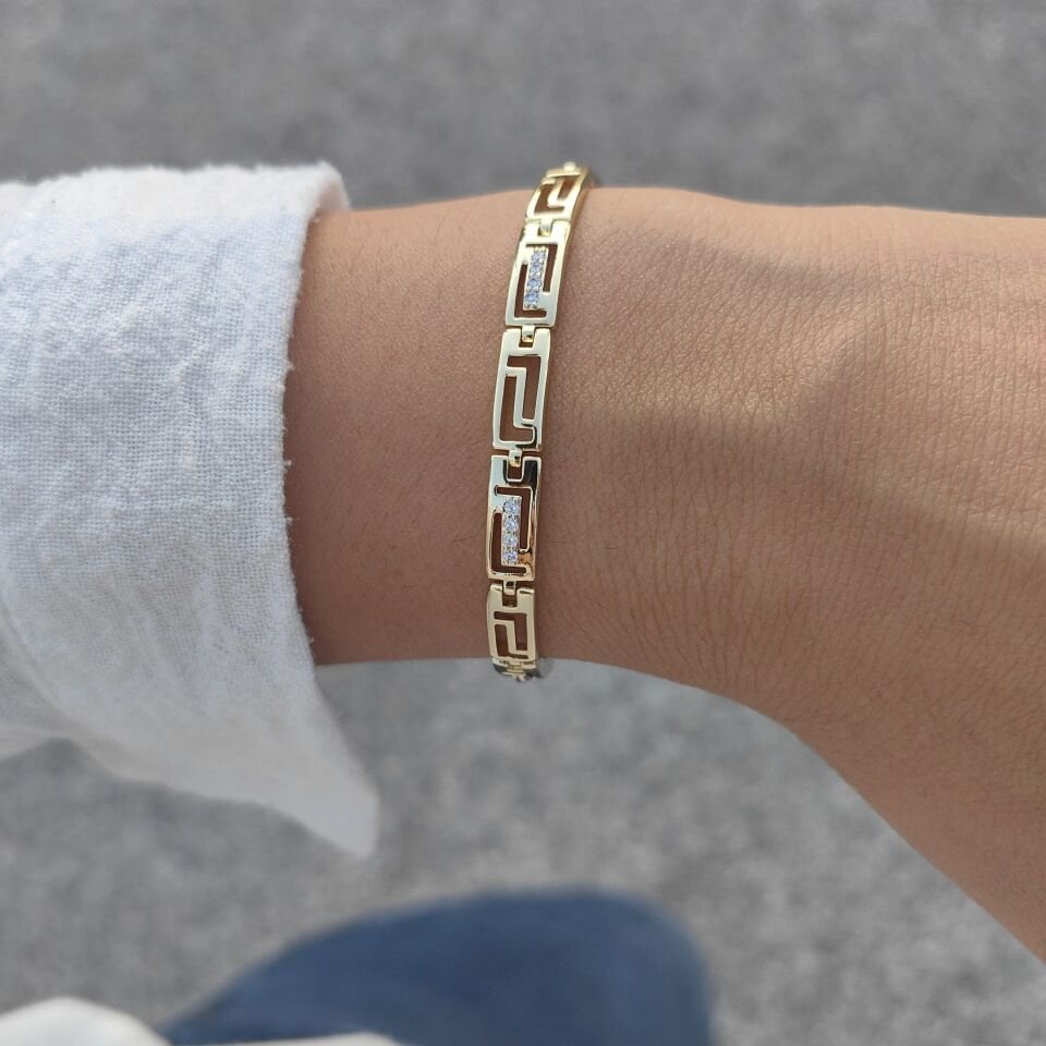 14 AYAR ALTIN KAPLAMA BİLEKLİK