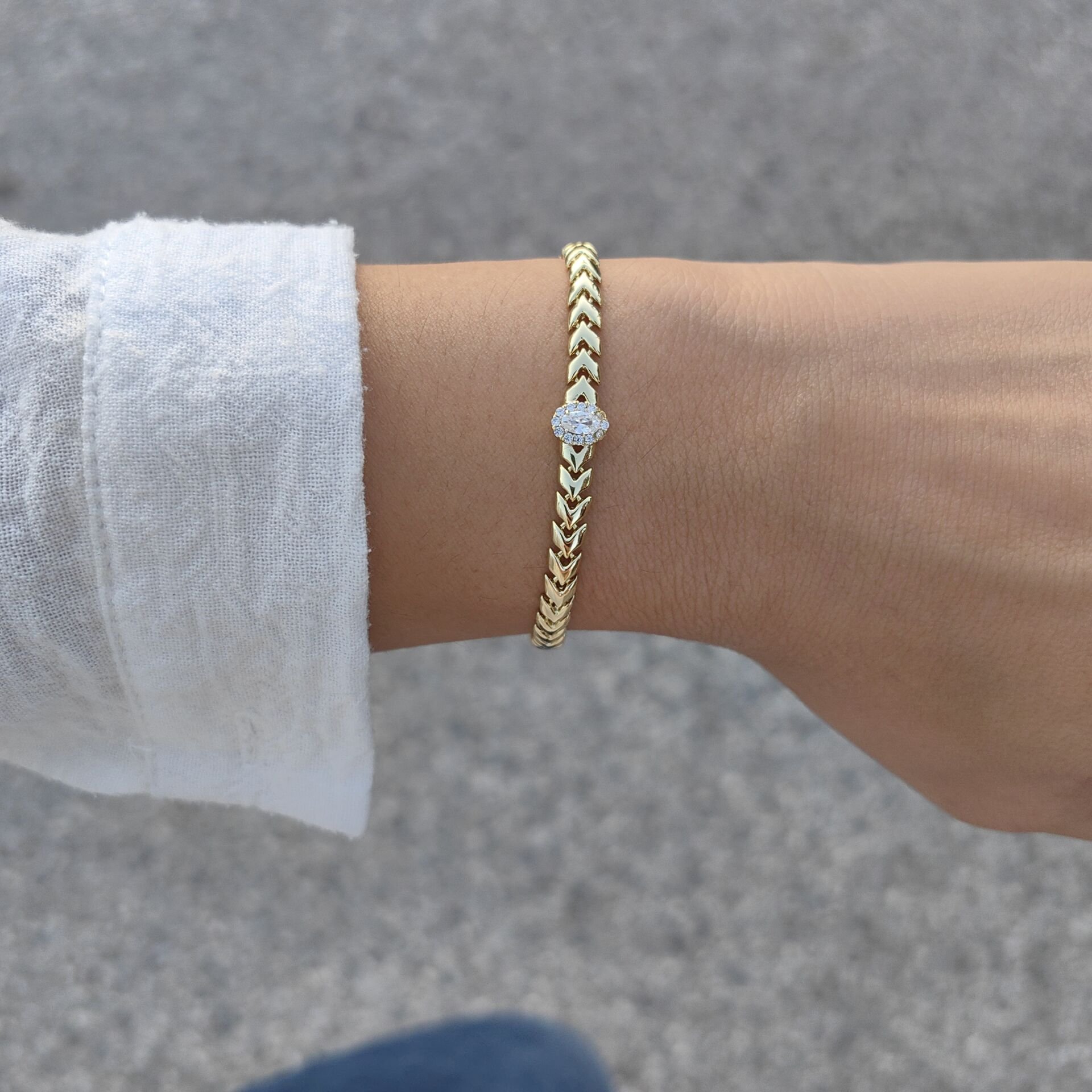 14 AYAR ALTIN KAPLAMA BİLEKLİK