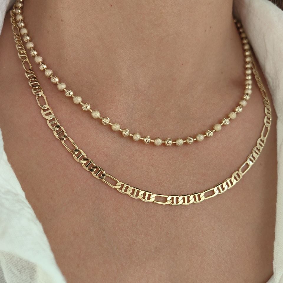 14K ALTIN RENGİNDE ZİNCİRLER