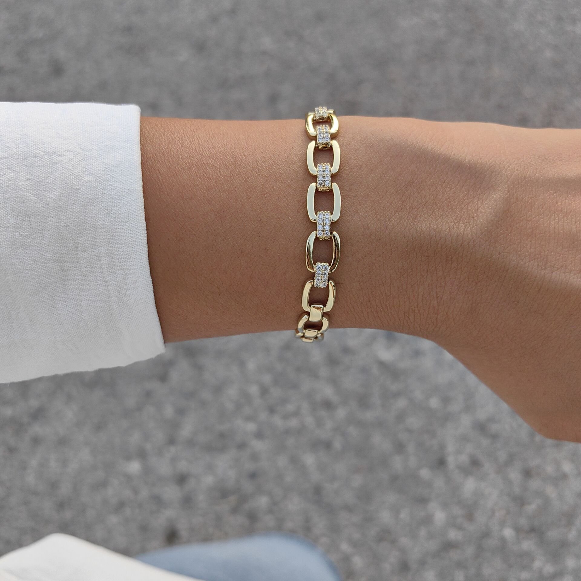 14 AYAR ALTIN KAPLAMA BİLEKLİK