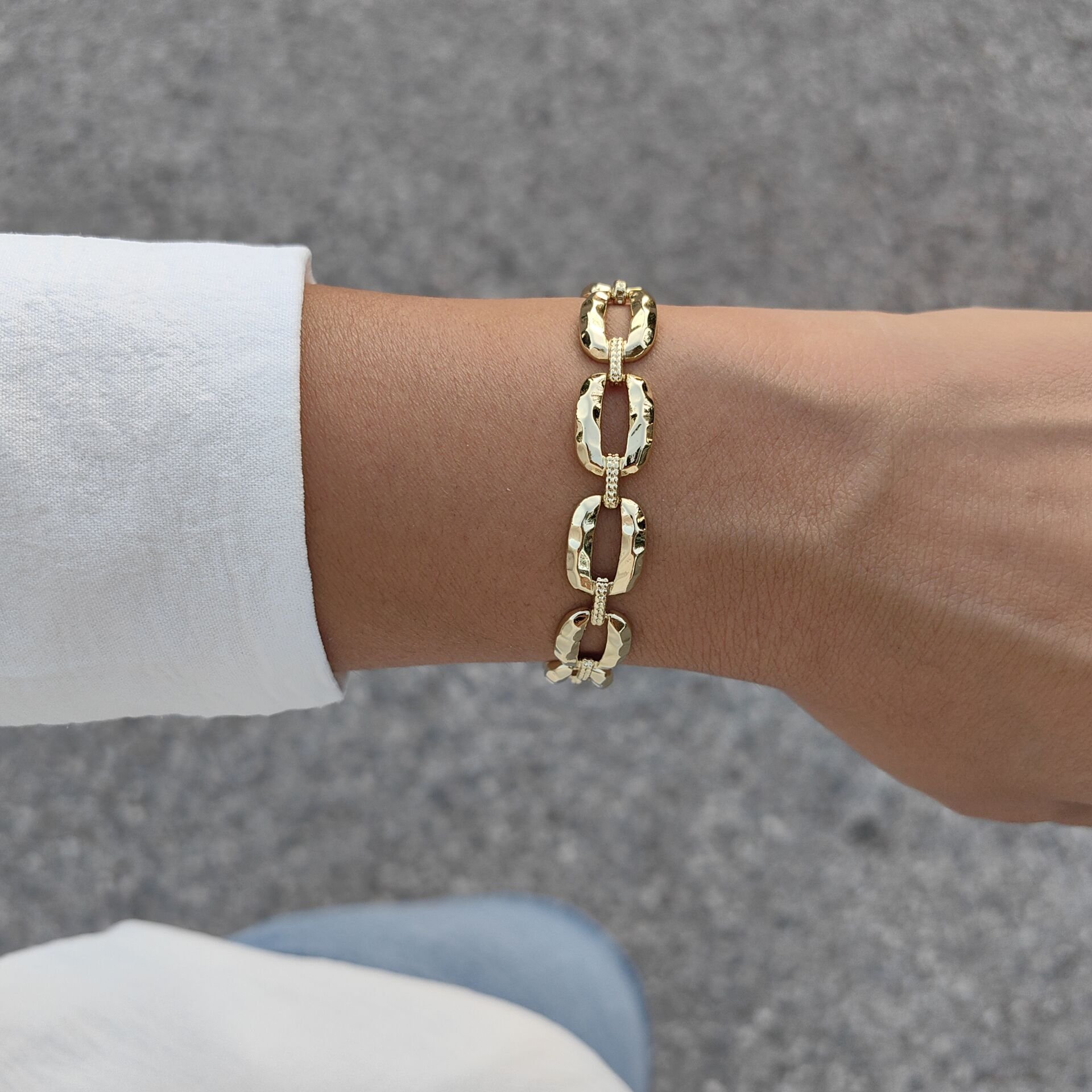 14 AYAR ALTIN  KAPLAMA BİLEKLİK