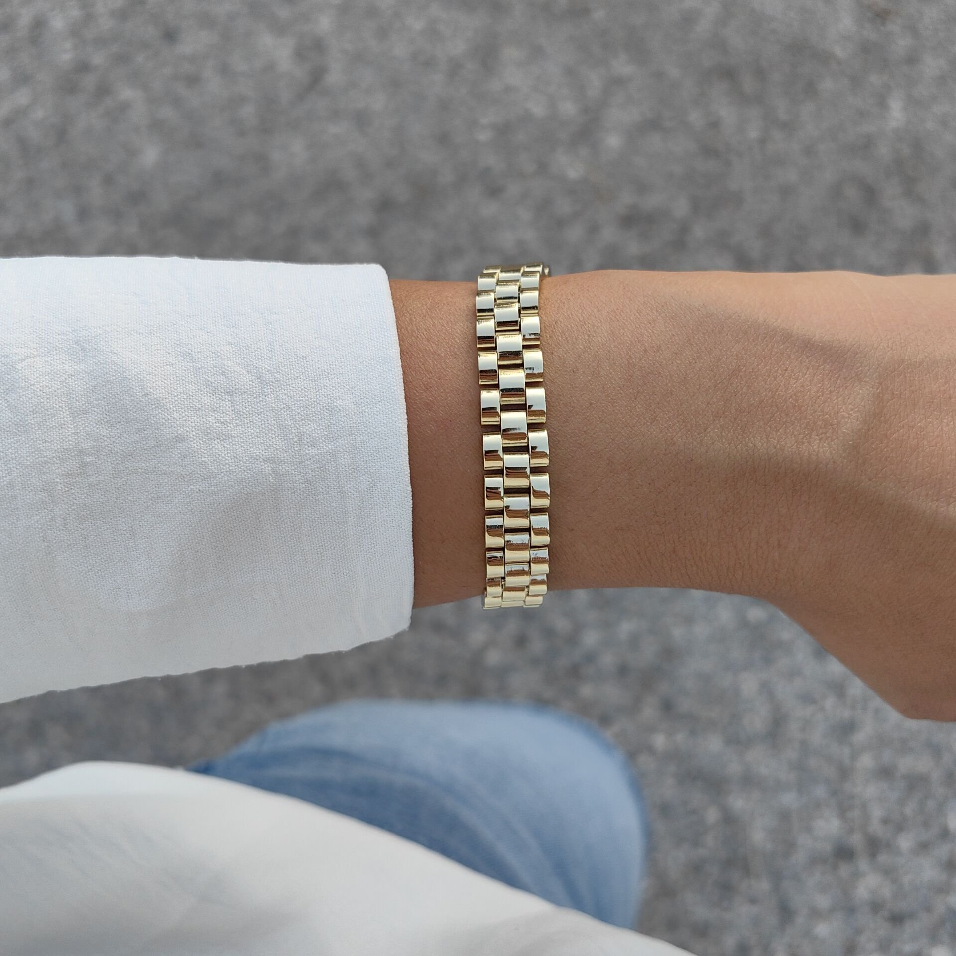 14 AYAR ALTIN KAPLAMA BİLEKLİKLER