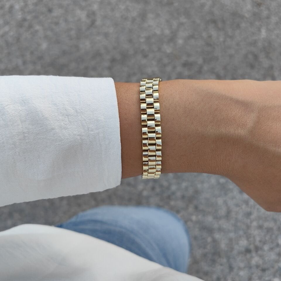 14 AYAR ALTIN KAPLAMA BİLEKLİKLER