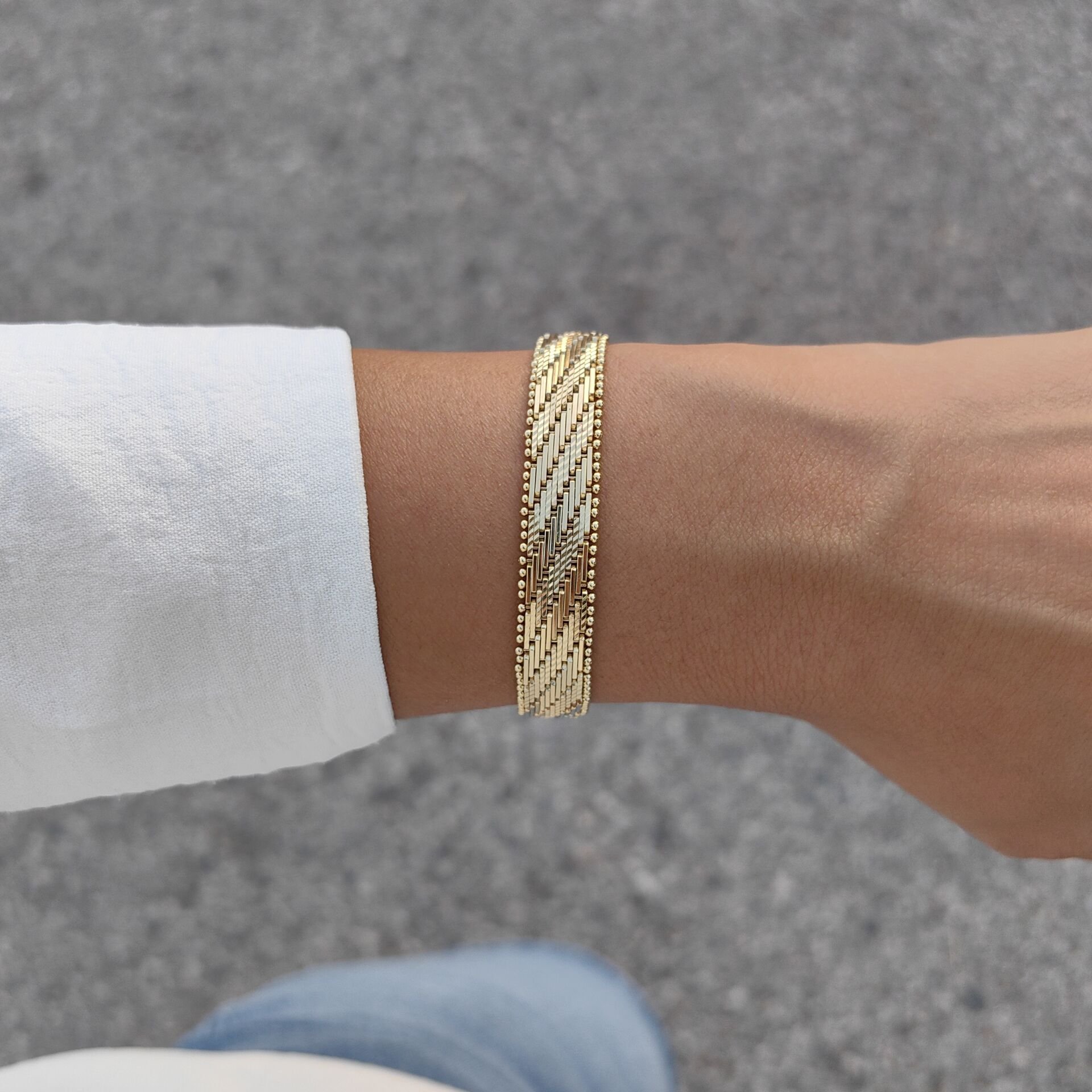 14 AYAR ALTIN KAPLAMA BİLEKLİK