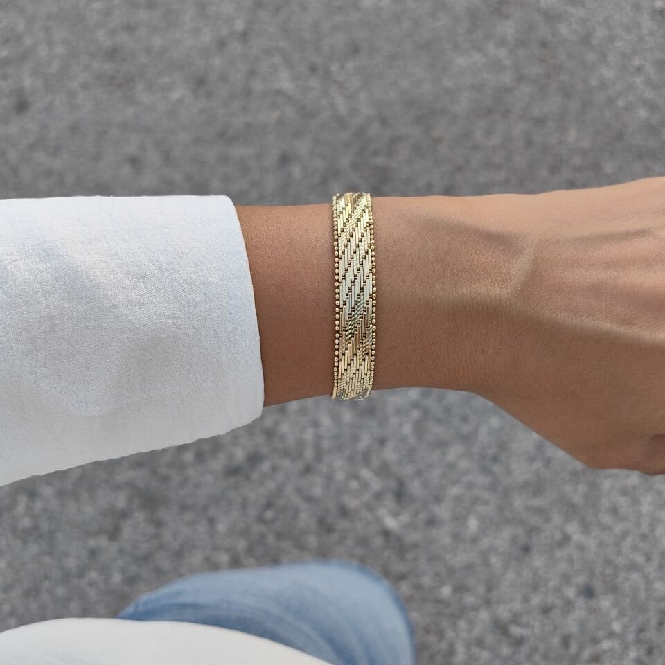 14 AYAR ALTIN KAPLAMA BİLEKLİK