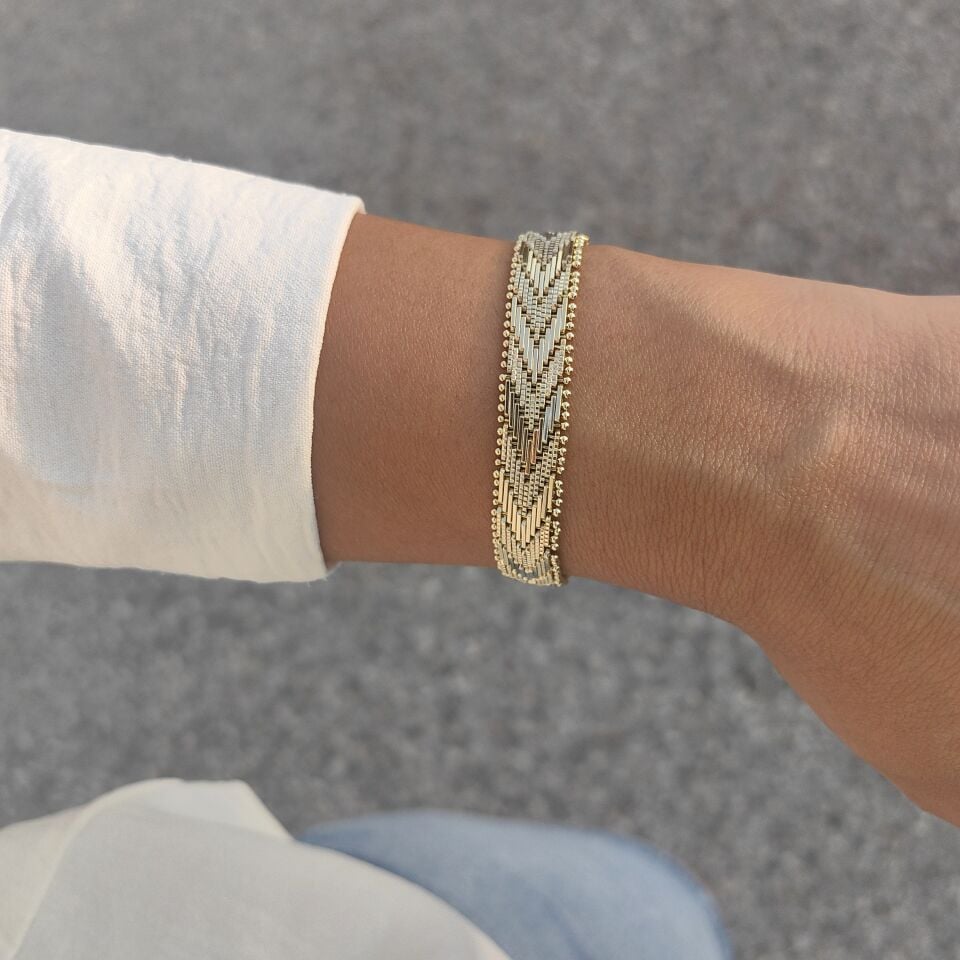 14 AYAR ALTIN KAPLAMA BİLEKLİK