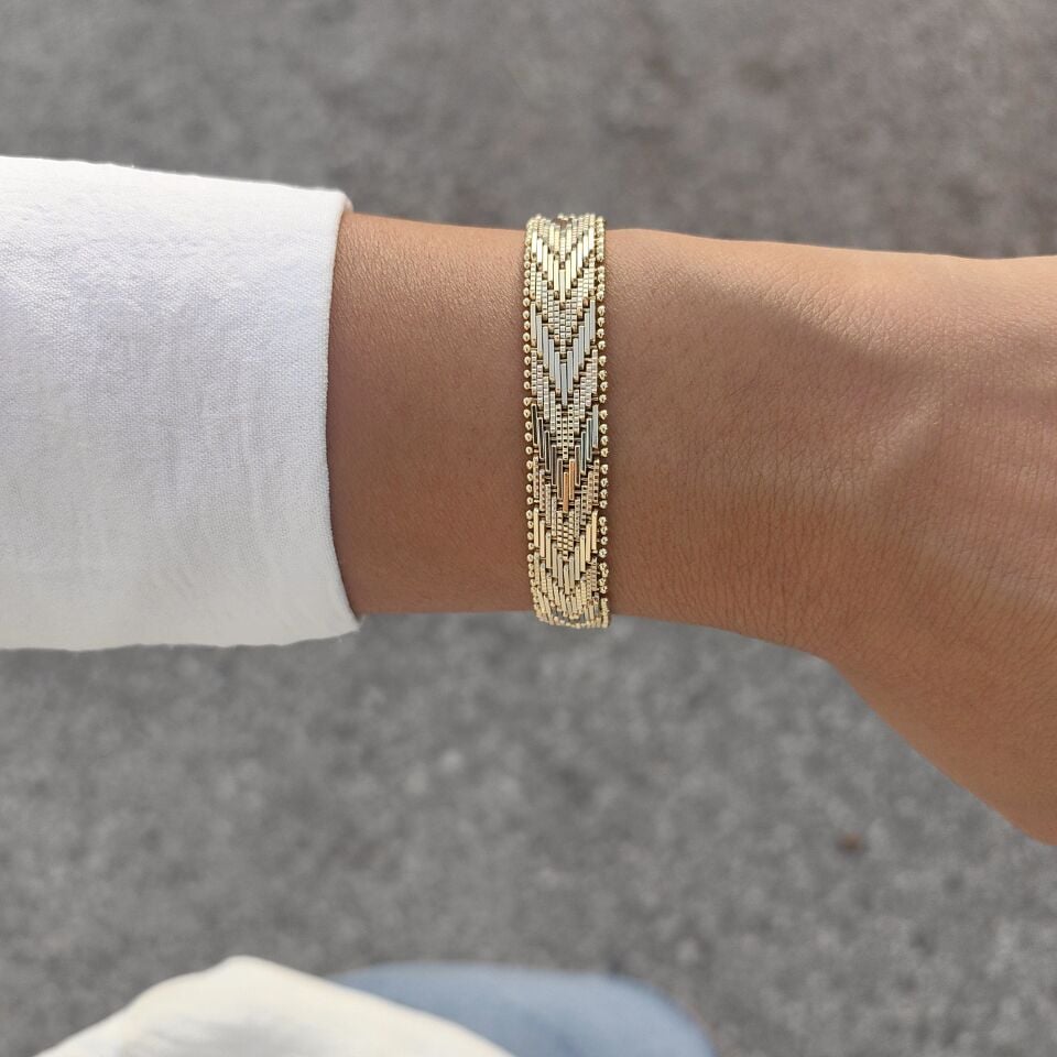 14 AYAR ALTIN KAPLAMA BİLEKLİK