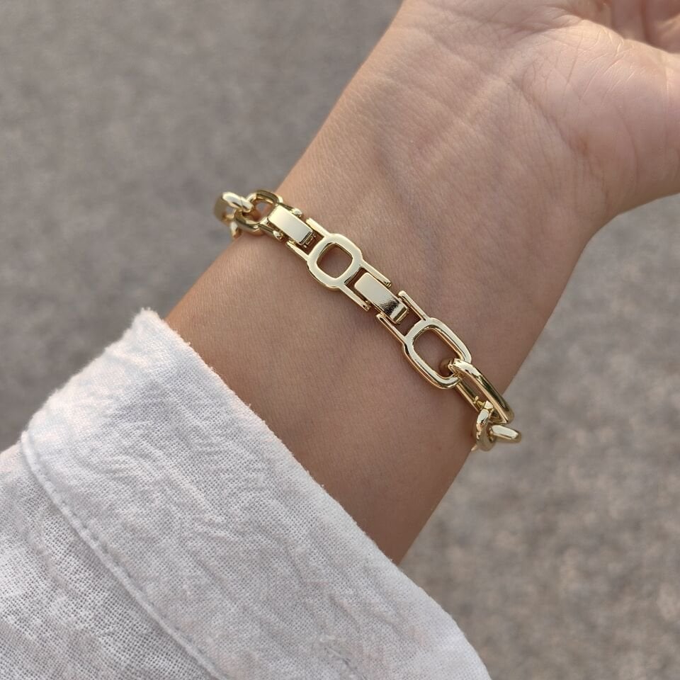 14 AYAR ALTIN KAPLAMA BİLEKLİK