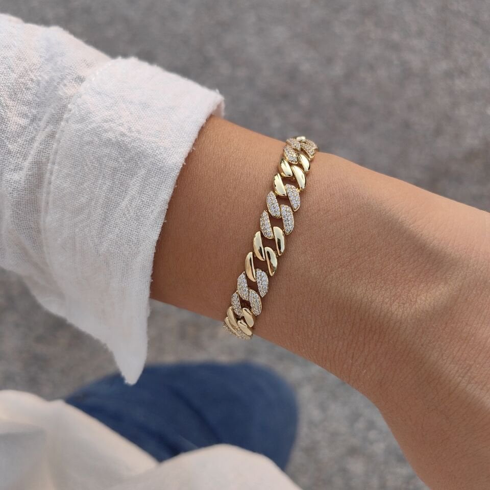 14 AYAR ALTIN KAPLAMA BİLEKLİK