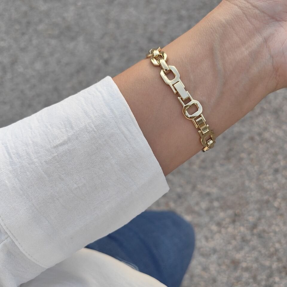 14 AYAR ALTIN KAPLAMA BİLEKLİK