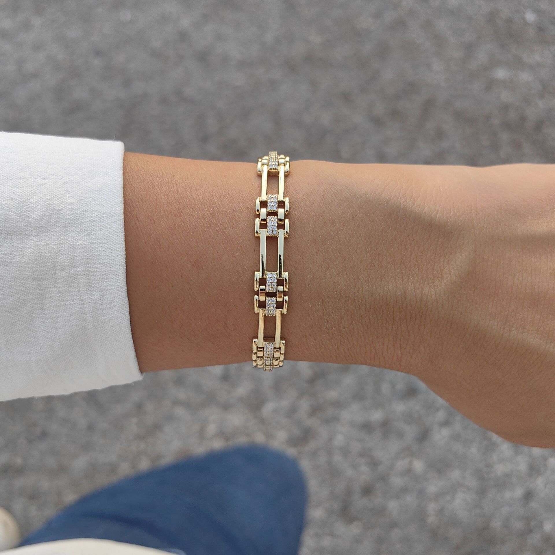 14 AYAR ALTIN KAPLAMA BİLEKLİK