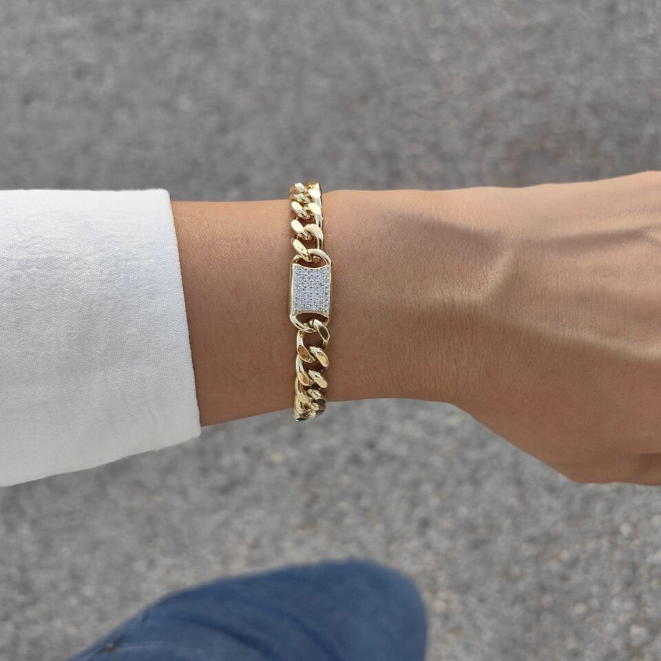 14 AYAR ALTIN KAPLAMA BİLEKLİK