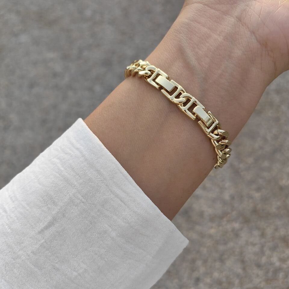 14 AYAR ALTIN KAPLAMA BİLEKLİK