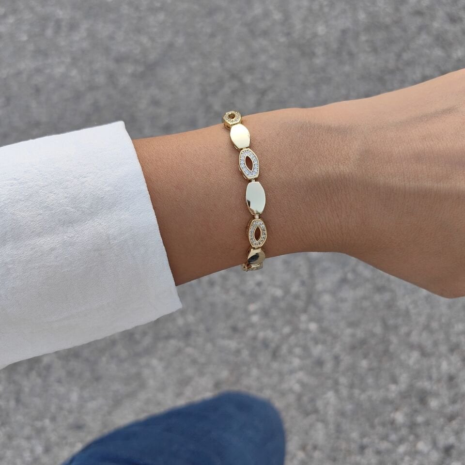 14 AYAR ALTIN KAPLAMA BİLEKLİK