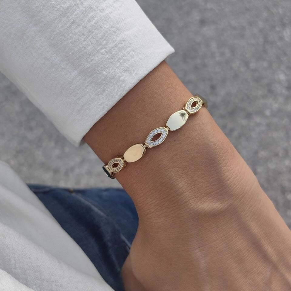 14 AYAR ALTIN KAPLAMA BİLEKLİK