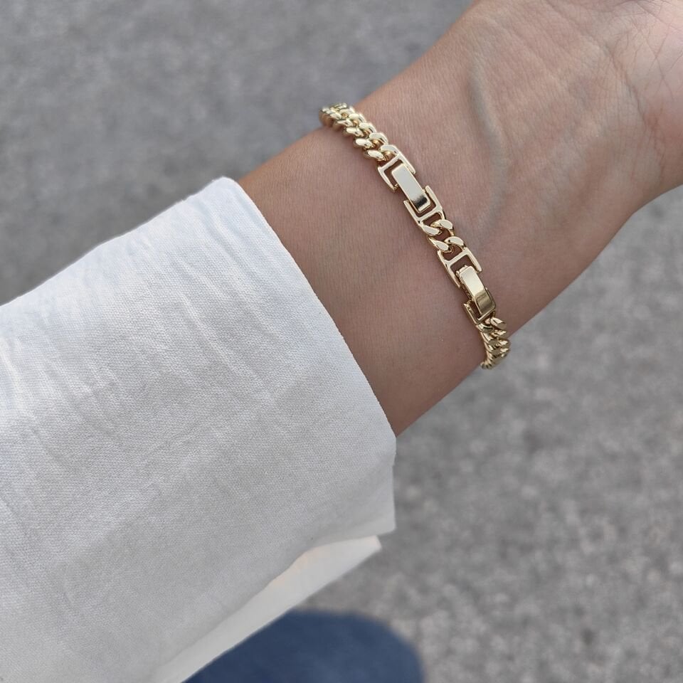 14 AYAR ALTIN KAPLAMA BİLEKLİK