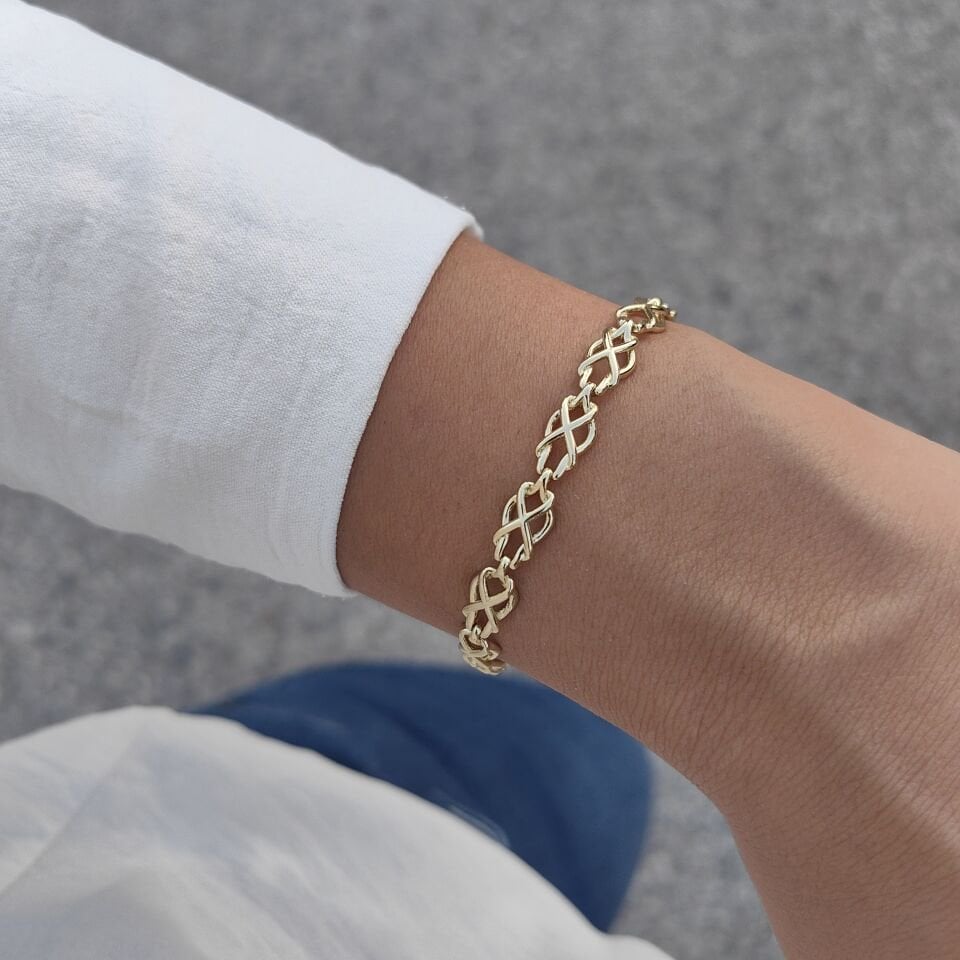 14 AYAR ALTIN KAPLAMA BİLEKLİK