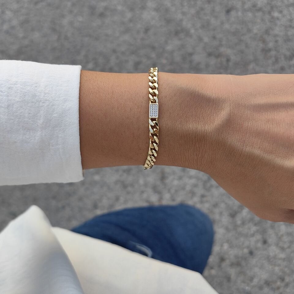 14 AYAR ALTIN KAPLAMA BİLEKLİK