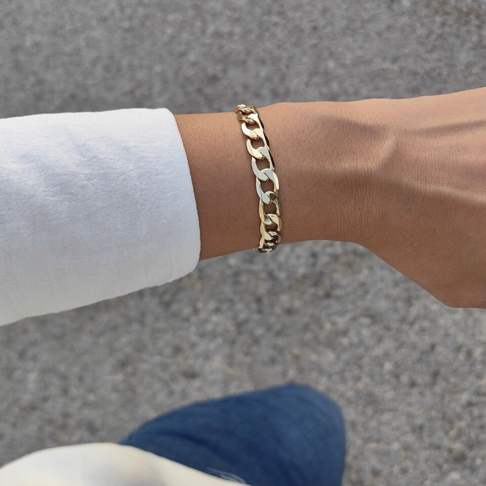 14 AYAR ALTIN KAPLAMA BİLEKLİK