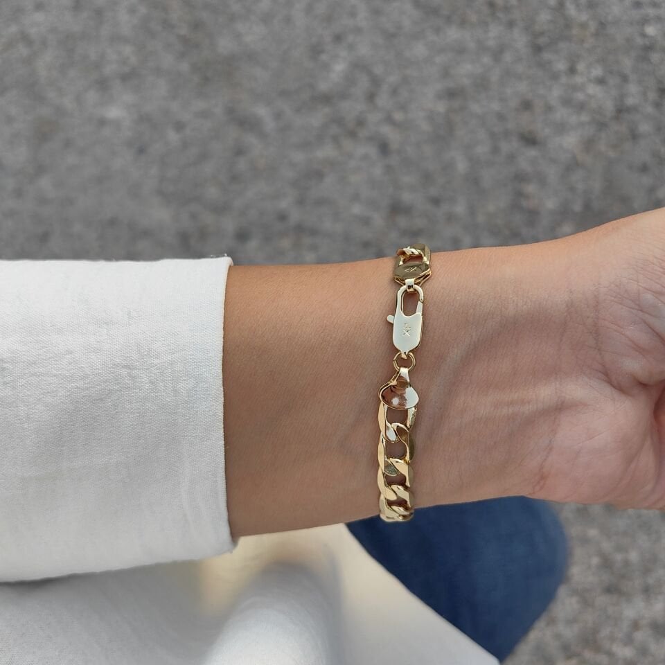 14 AYAR ALTIN KAPLAMA BİLEKLİK