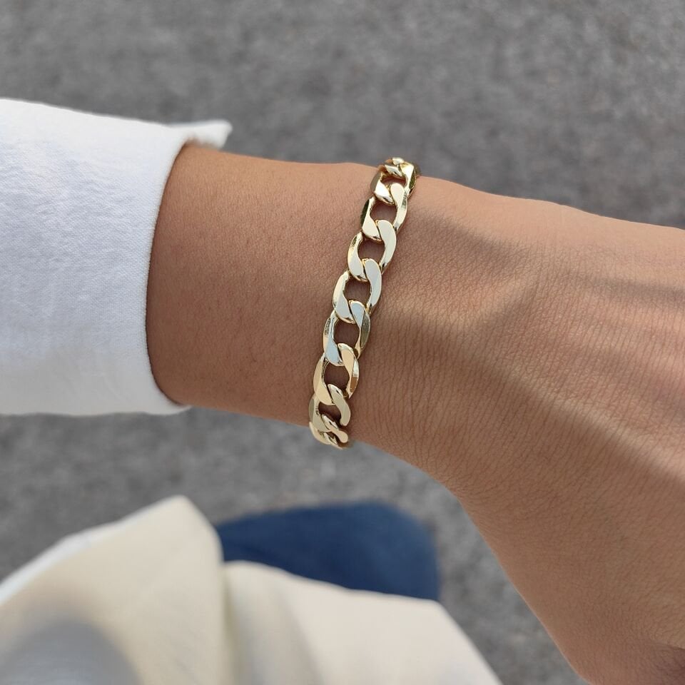 14 AYAR ALTIN KAPLAMA BİLEKLİK