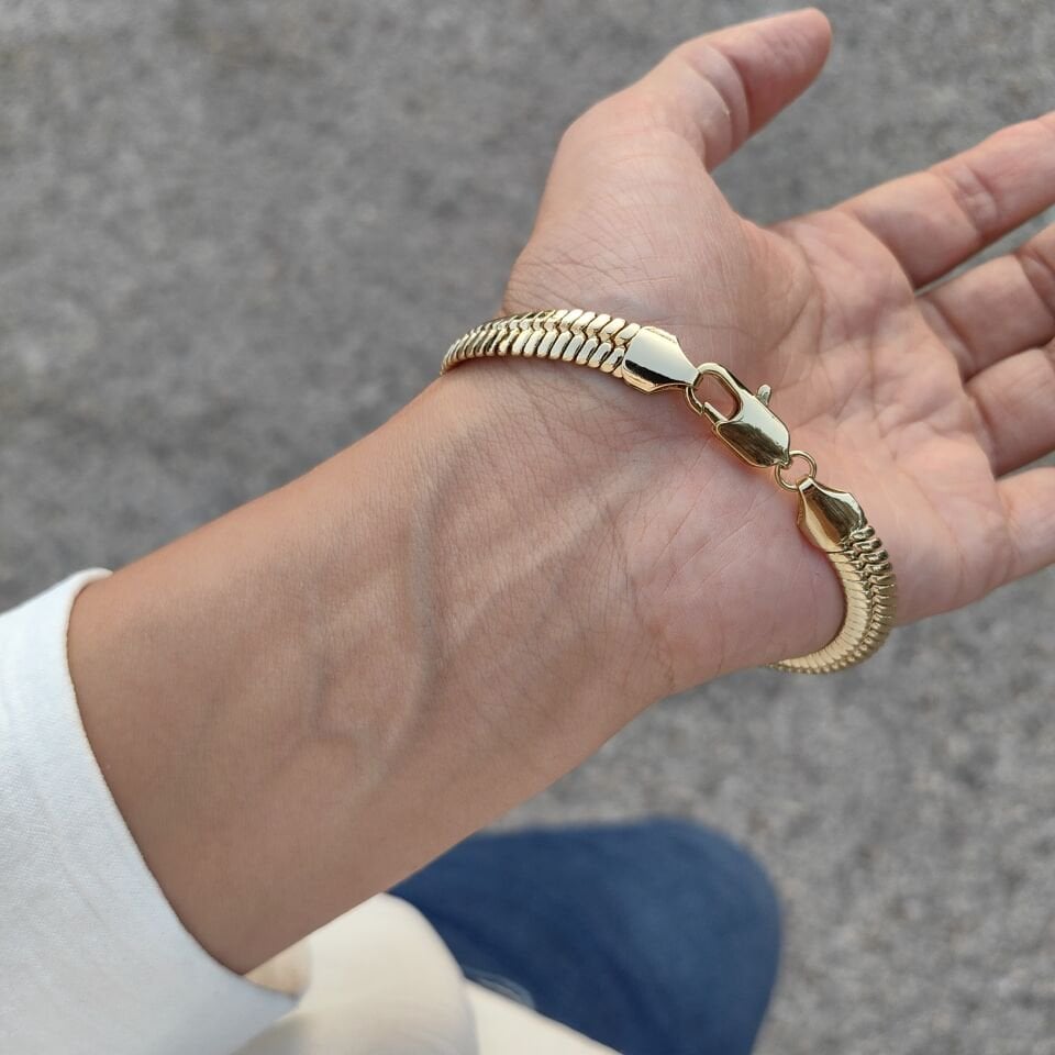 14K ALTIN KAPLAMA BİLEKLİK