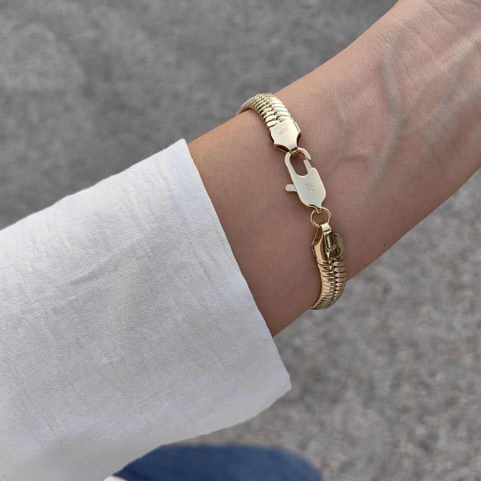 14K ALTIN KAPLAMA BİLEKLİK