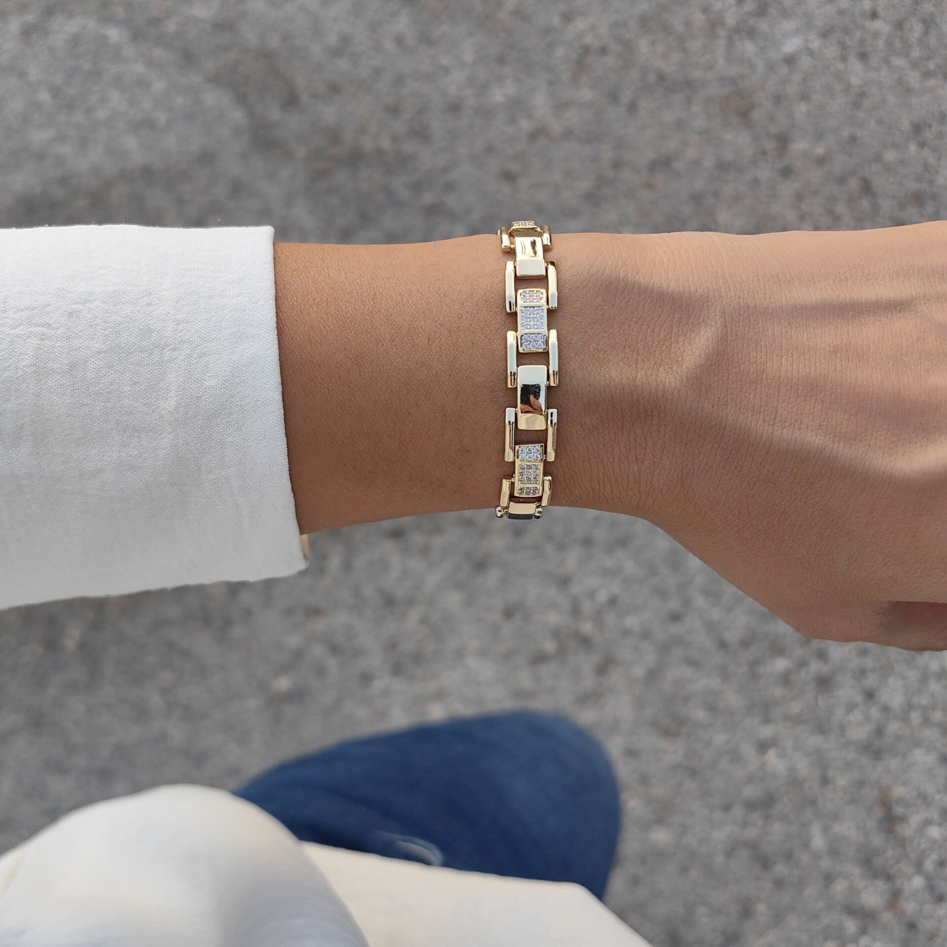 14 AYAR ALTIN KAPLAMA BİLEKLİK