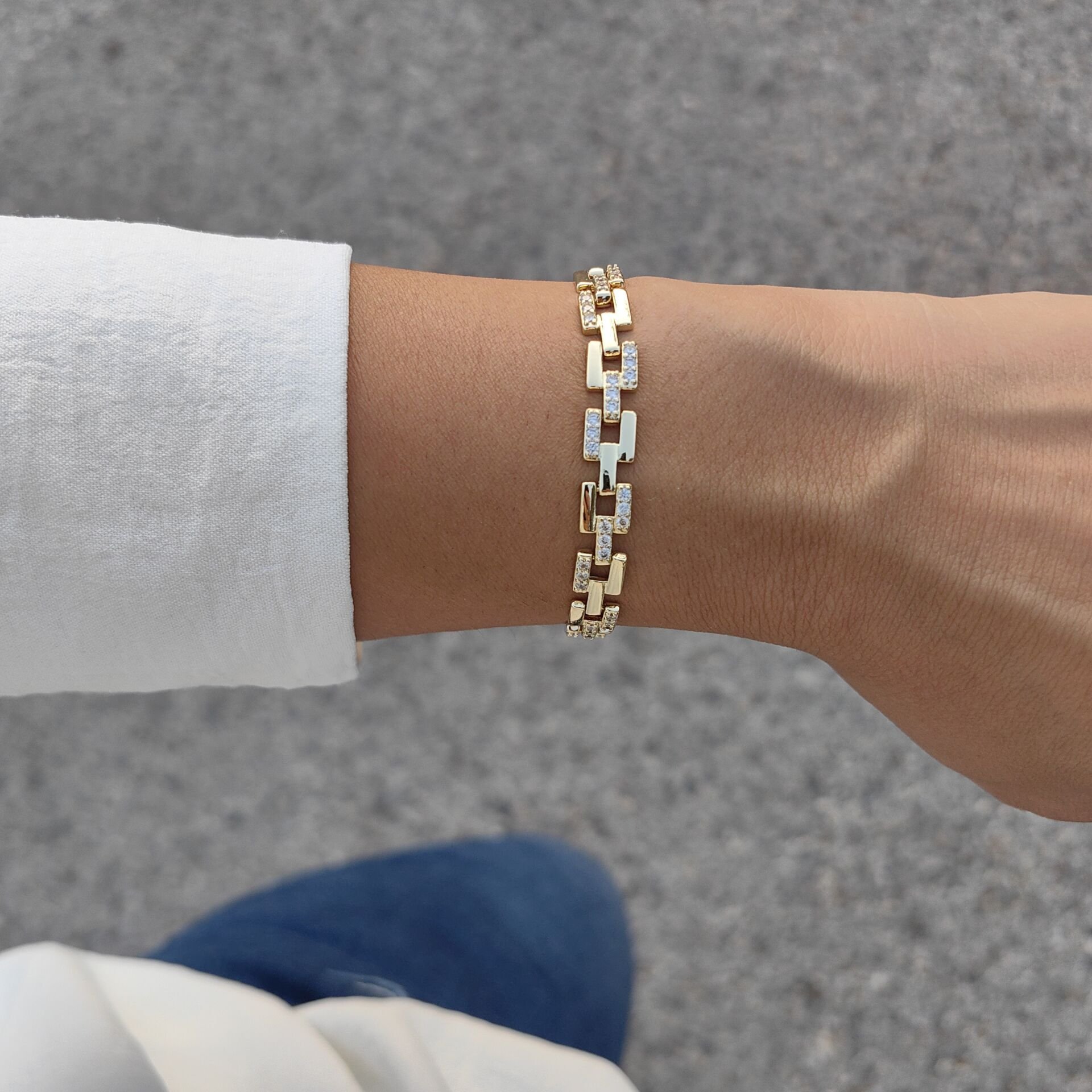 14 AYAR ALTIN KAPLAMA BİLEKLİK