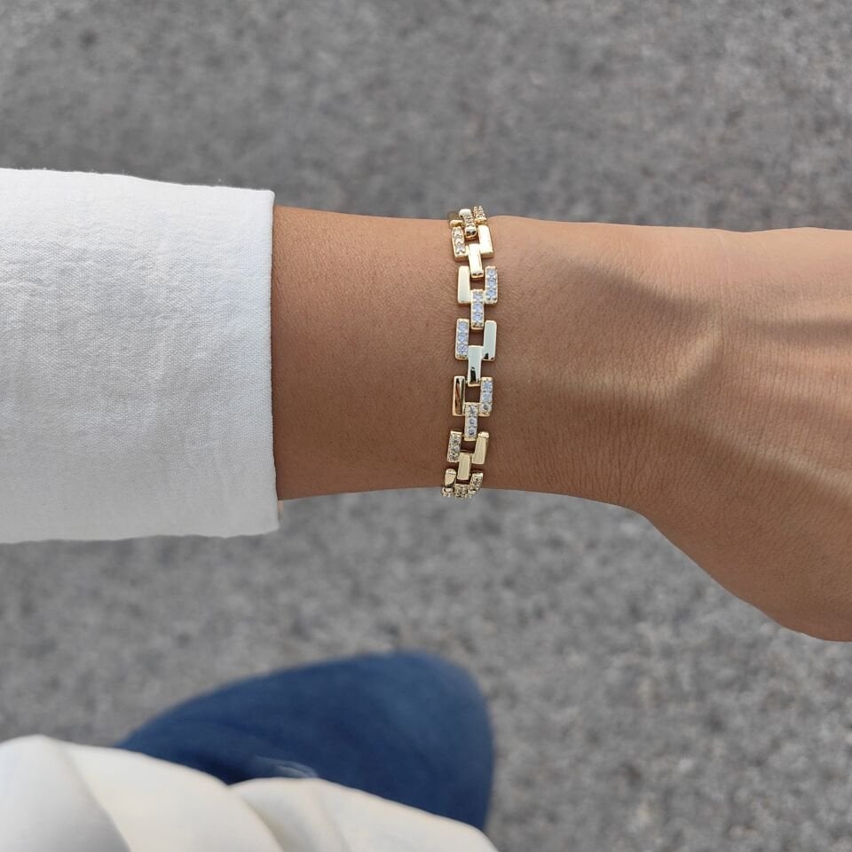 14 AYAR ALTIN KAPLAMA BİLEKLİK