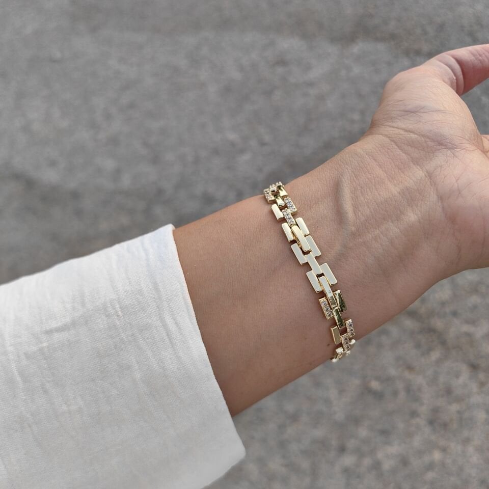 14 AYAR ALTIN KAPLAMA BİLEKLİK