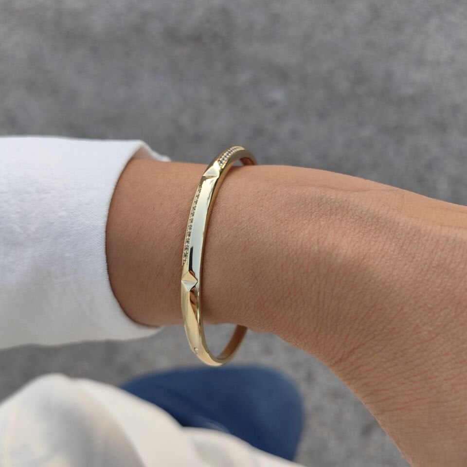 14 AYAR ALTIN KAPLAMA KELEPÇELİ