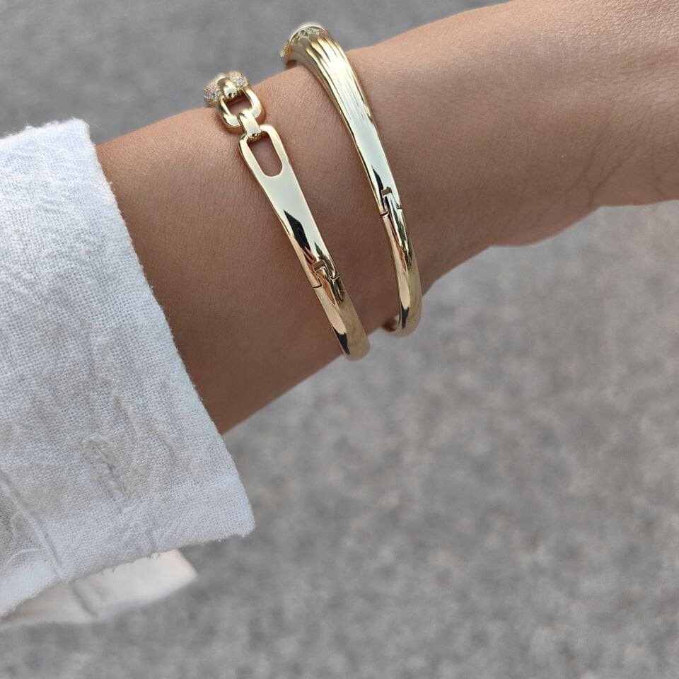 14 AYAR ALTIN KAPLAMA KELEPÇELER