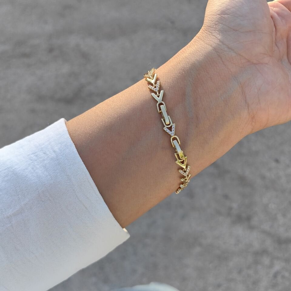 14 AYAR ALTIN KAPLAMA KILÇIK BİLEKLİK