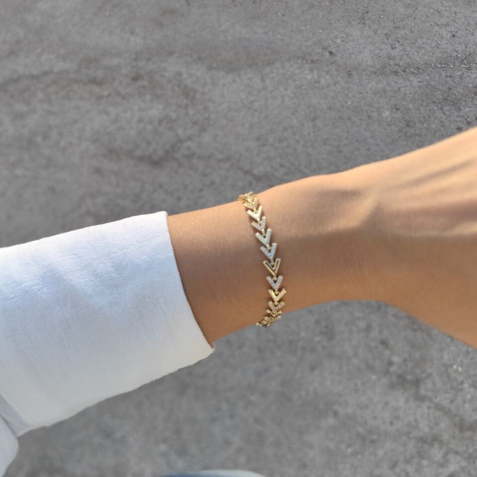 14 AYAR ALTIN KAPLAMA KILÇIK BİLEKLİK