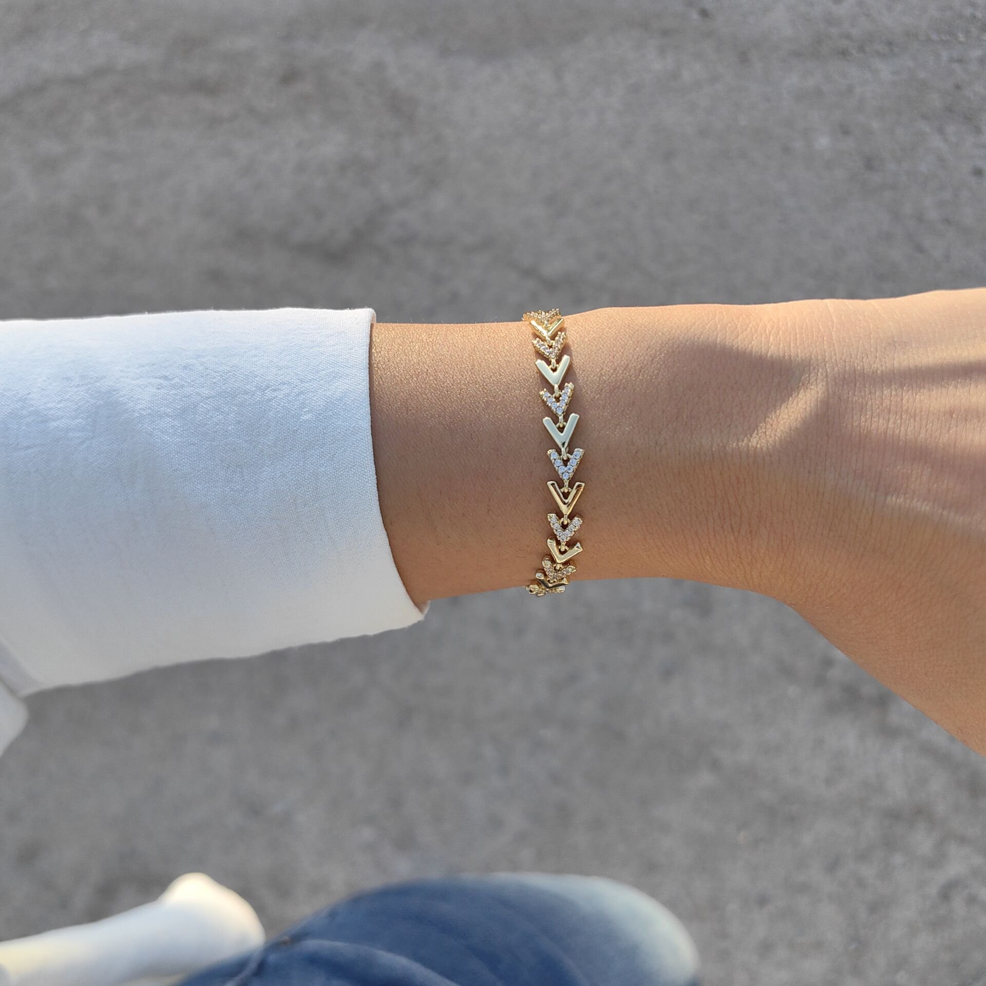 14 AYAR ALTIN KAPLAMA KILÇIK BİLEKLİK