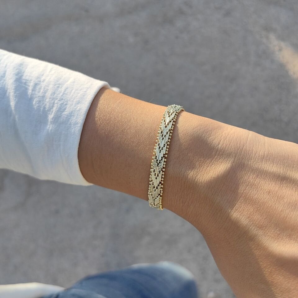 14 AYAR ALTIN KAPLAMA BİLEKLİK