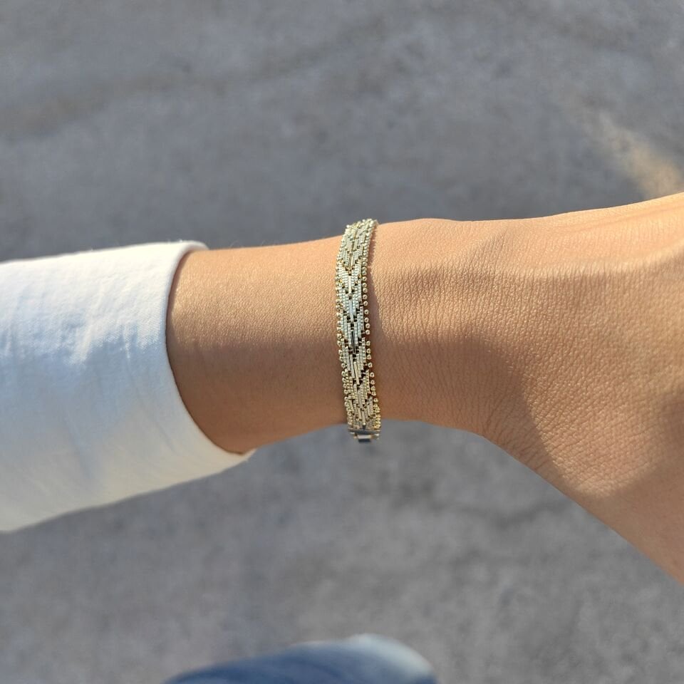 14 AYAR ALTIN KAPLAMA BİLEKLİK